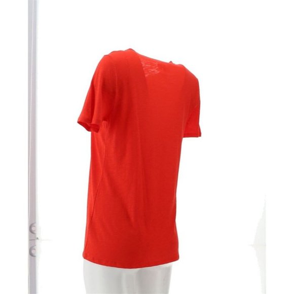 NWT ALL WORTHY HUNTER MCGRADY "FIERCE FEMALE" SCREEN PRINTED TEE BRIGHT RED XXS - Picture 4 of 12